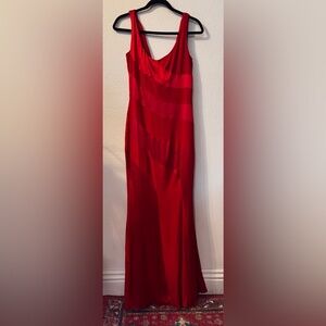 Elegant Red Maxi Dress
